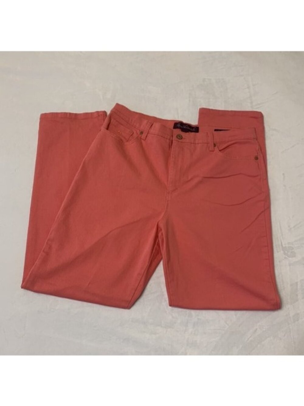 Gloria Vanderbilt Neon Pink Amanda Denim Jean Women's Size 14 Fun & Sassy